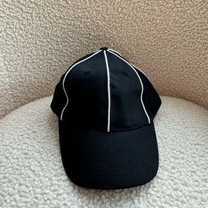 Black Football Referee Hat